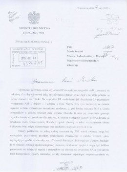 Komunikat Ministerstwa Rolnictwa w sprawie afrykańskiego pomoru świń