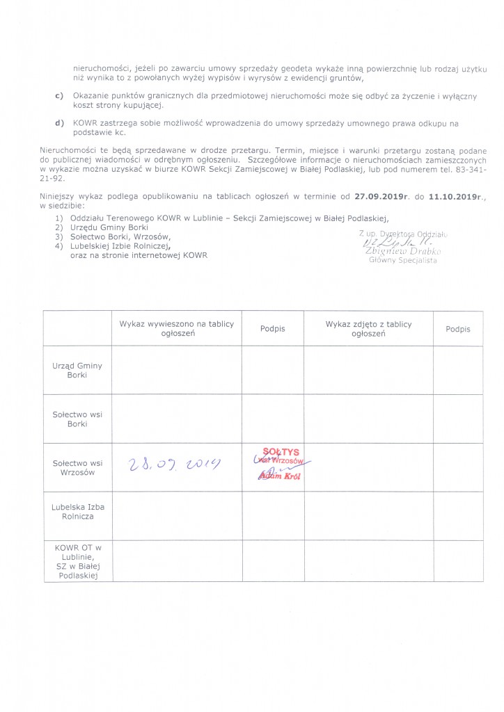 wykaz nieruchomości do sprzedania105